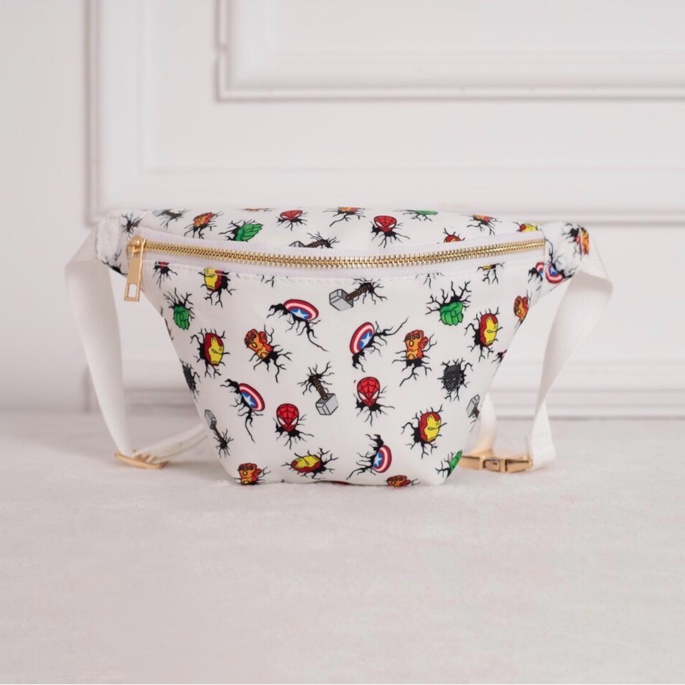 Stylish White Printed Women's Bag